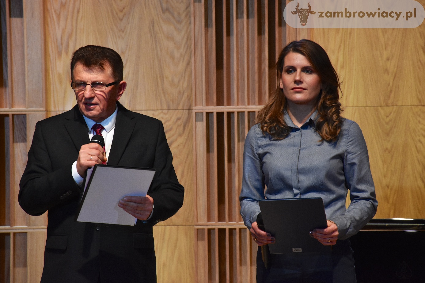Krzysztof Witkowski i Małgorzata Marczyk-Wojciak podczas inauguracji Koła